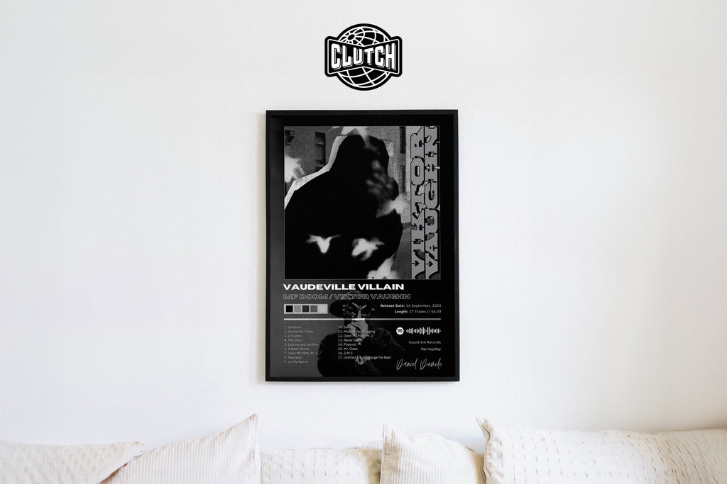 MF DOOM 'Vaudeville Villain' Album Poster