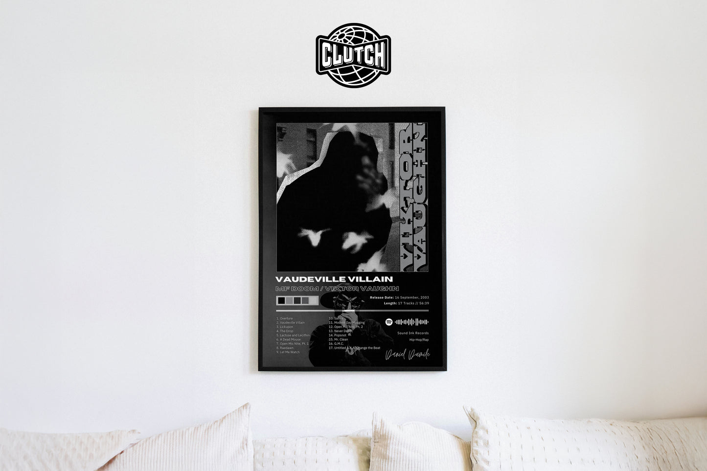 MF DOOM 'Vaudeville Villain' Album Poster