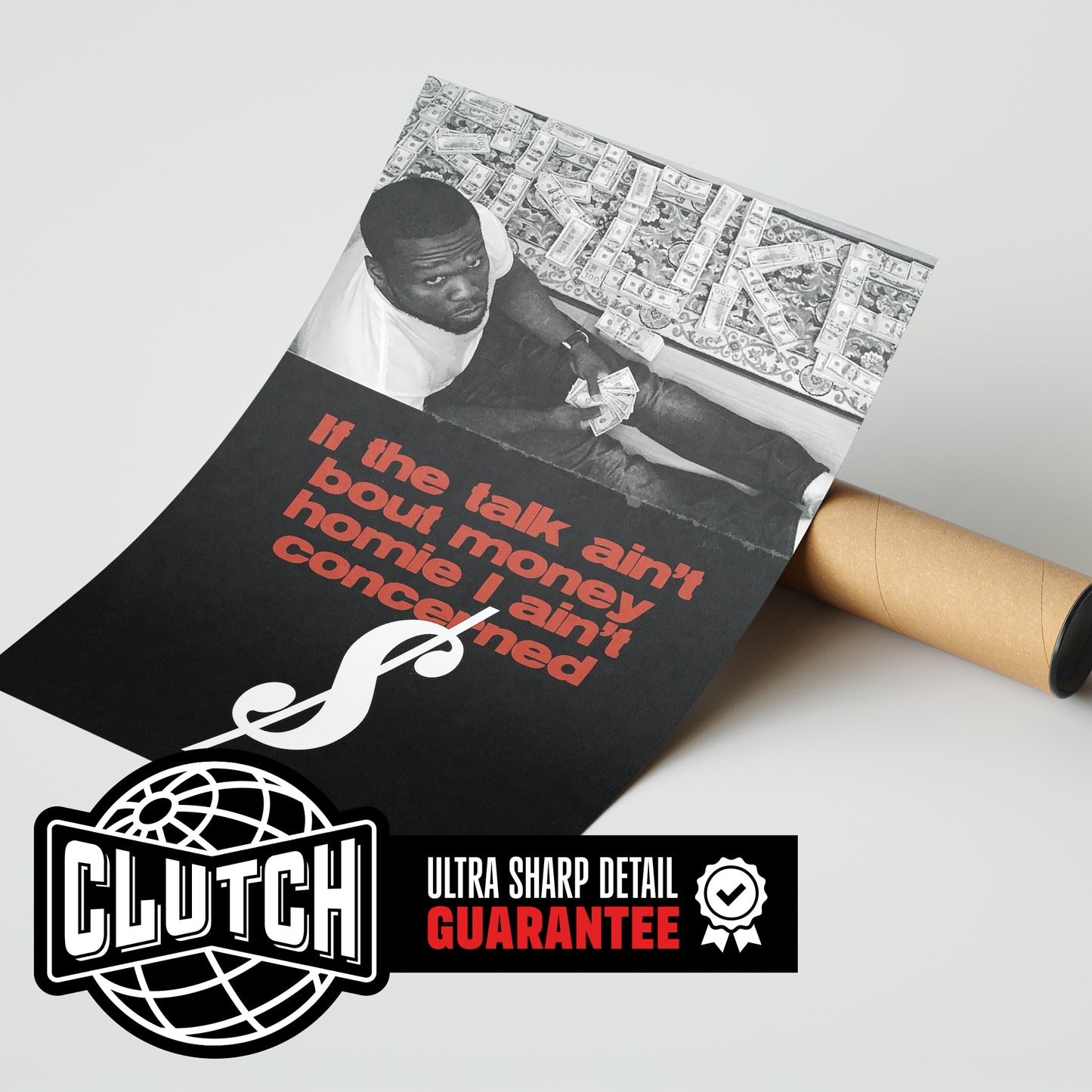 50 Cent Money Talk Poster