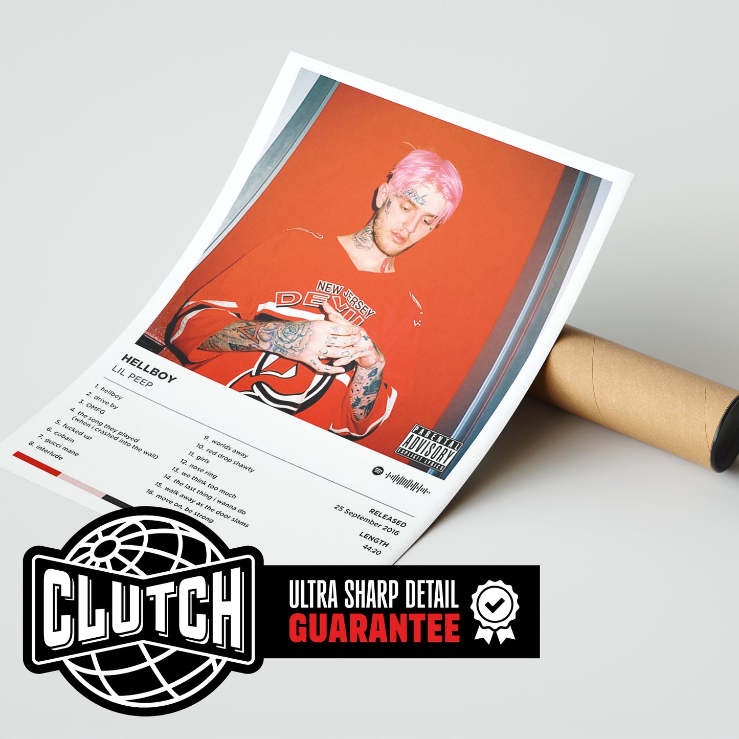 Lil Peep 'Hellboy' Album Poster