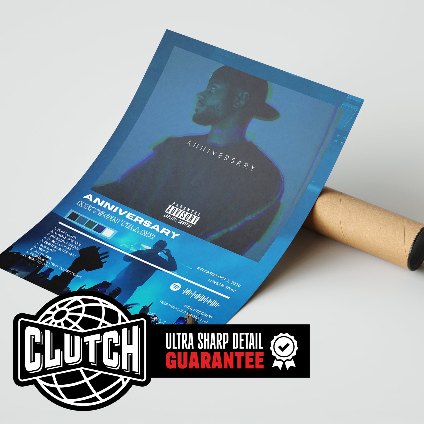 Bryson Tiller 'Anniversary' Album Poster