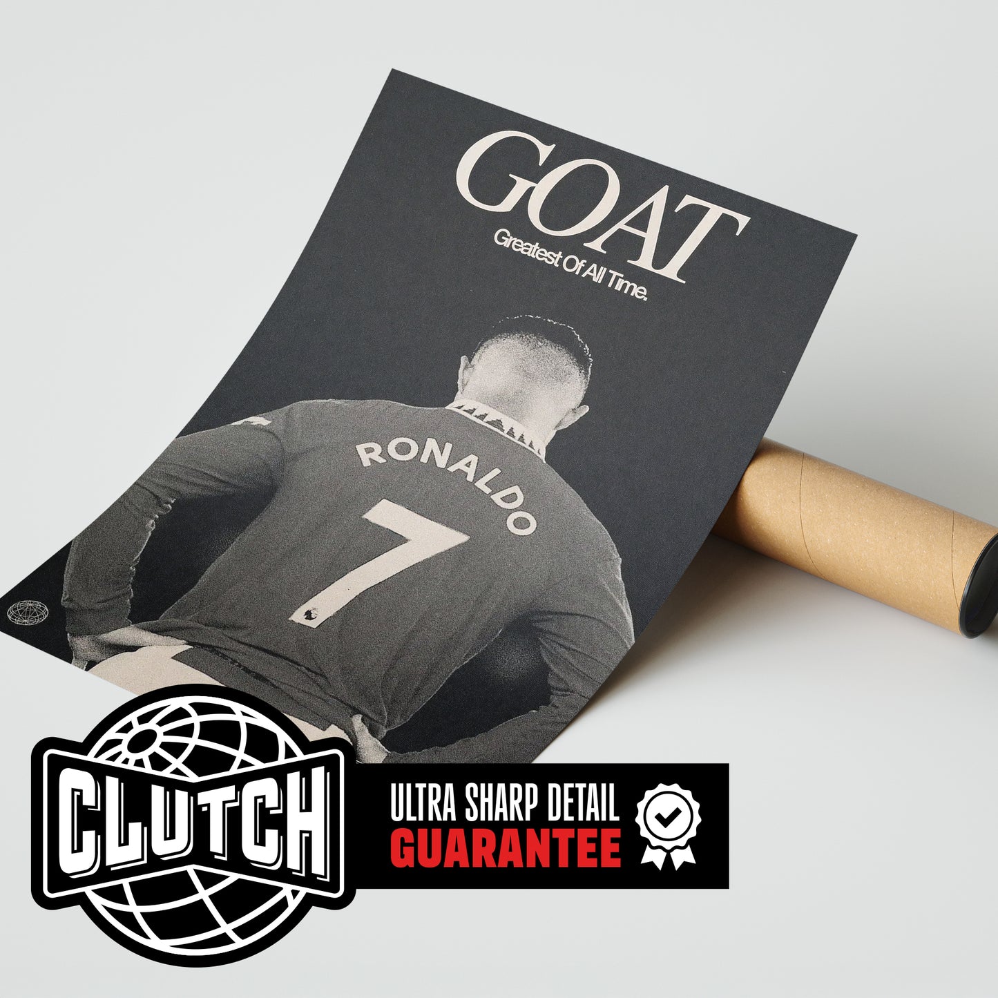 Cristiano Ronaldo 'GOAT' Poster
