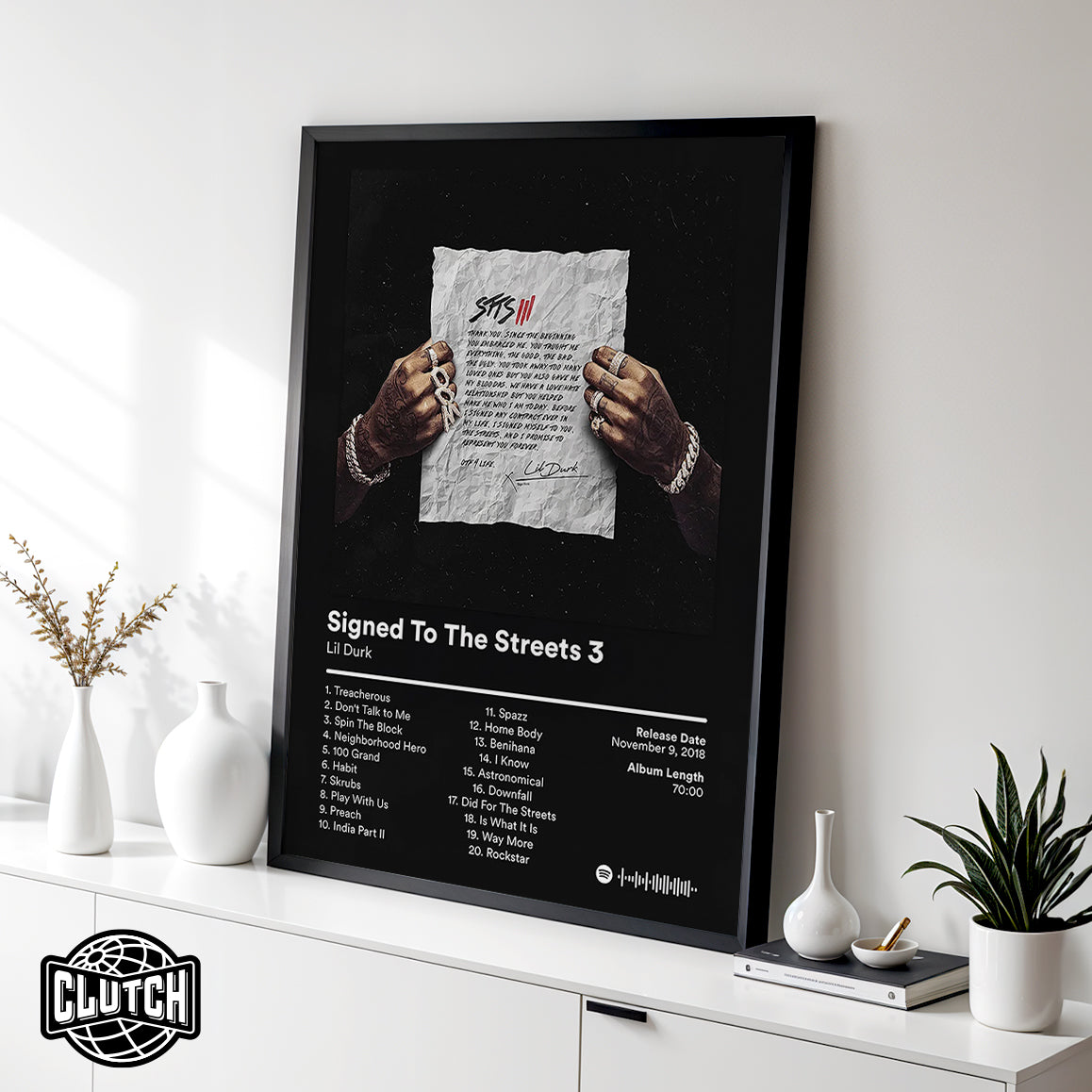 Lil Durk 'Signed To The Streets 3' Album Poster