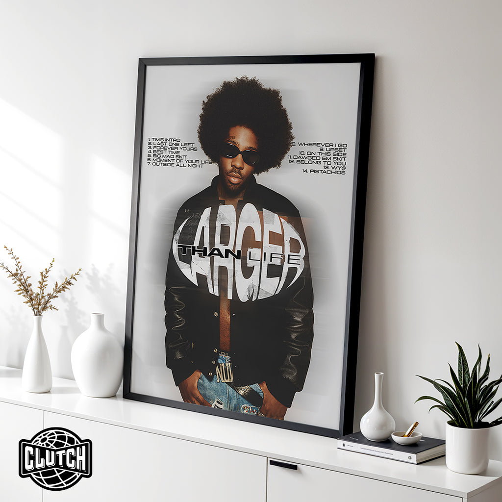 Brent Faiyaz 'Larger Than Life' Poster