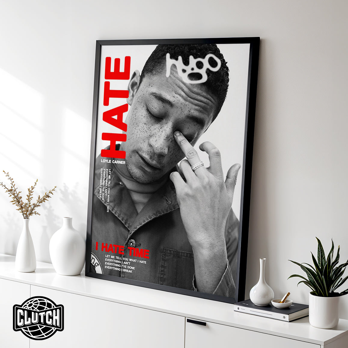 Loyle Carner 'Hugo I Hate Time' Poster