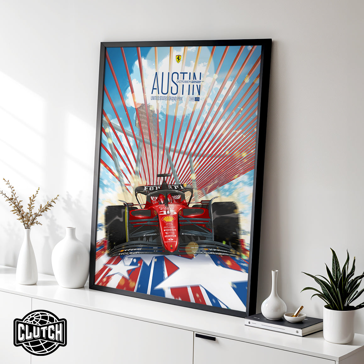 US Grand Prix F1 Poster