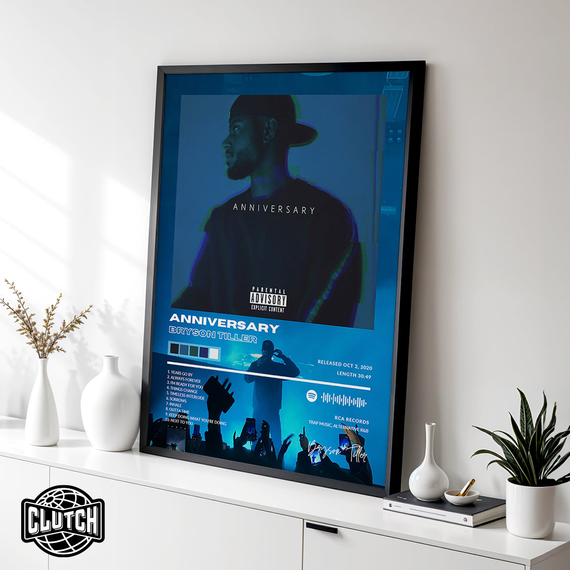 Bryson Tiller 'Anniversary' Album Poster