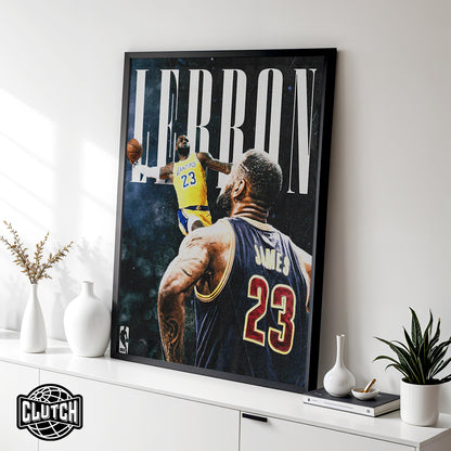 Lebron James 'Air' Poster
