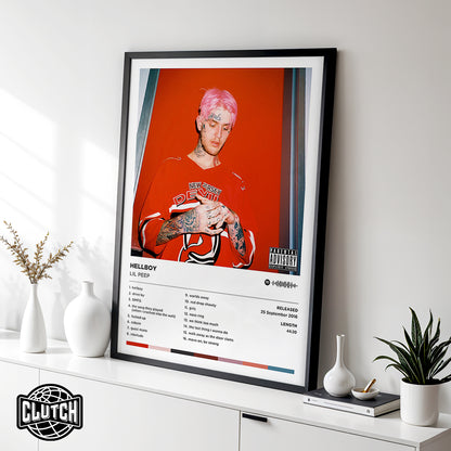 Lil Peep 'Hellboy' Album Poster