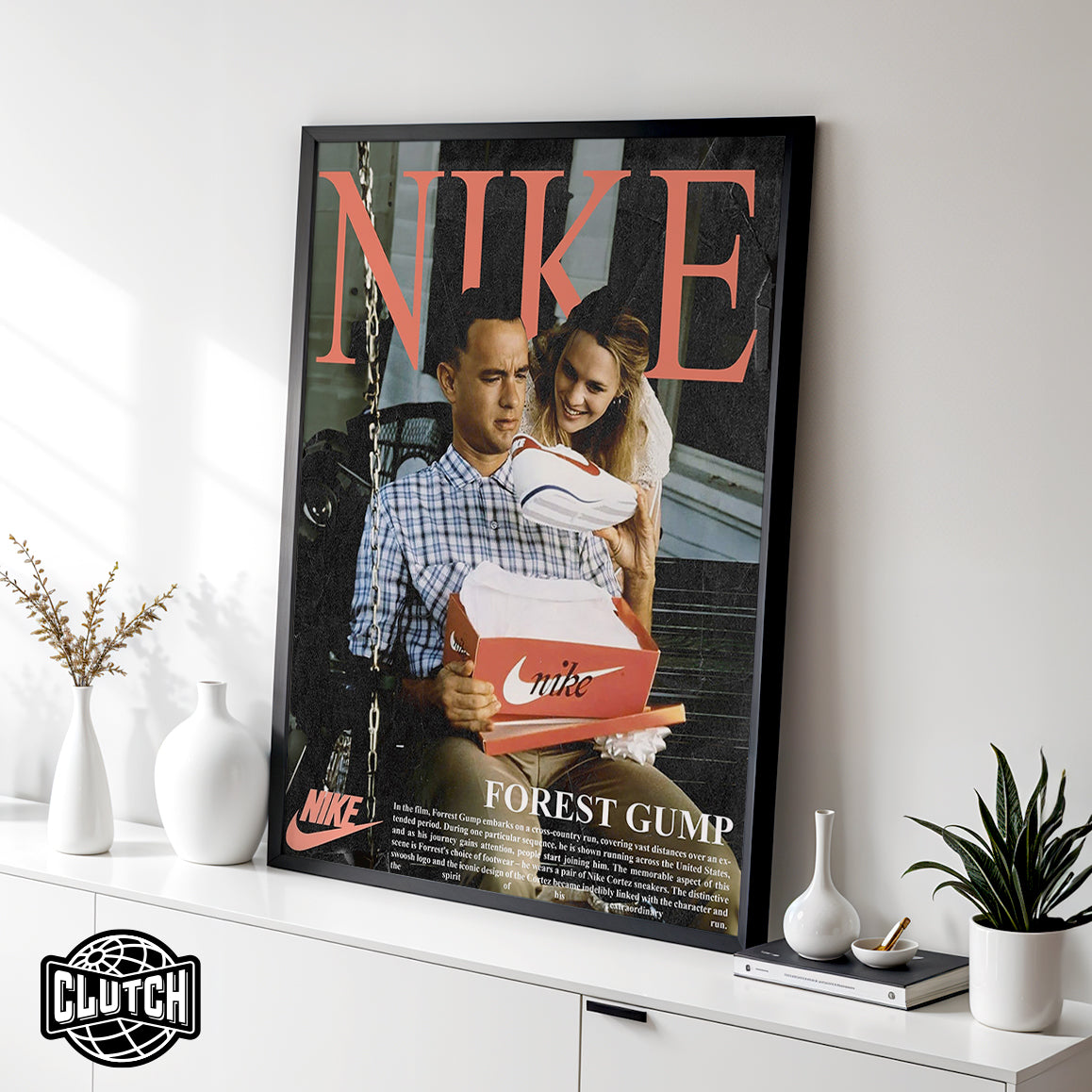 Nike Cortez 'Forrest Gump' Poster