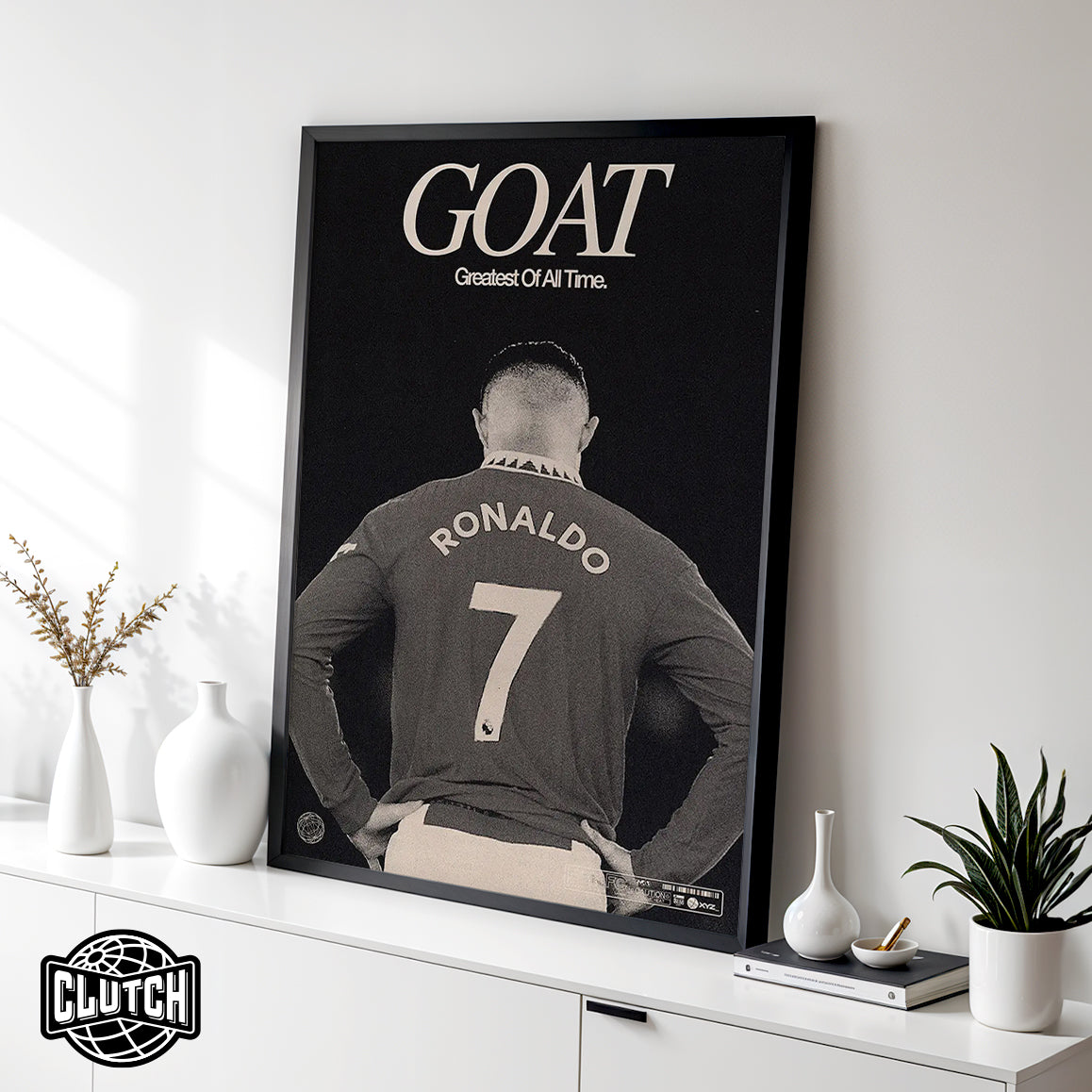 Cristiano Ronaldo 'GOAT' Poster