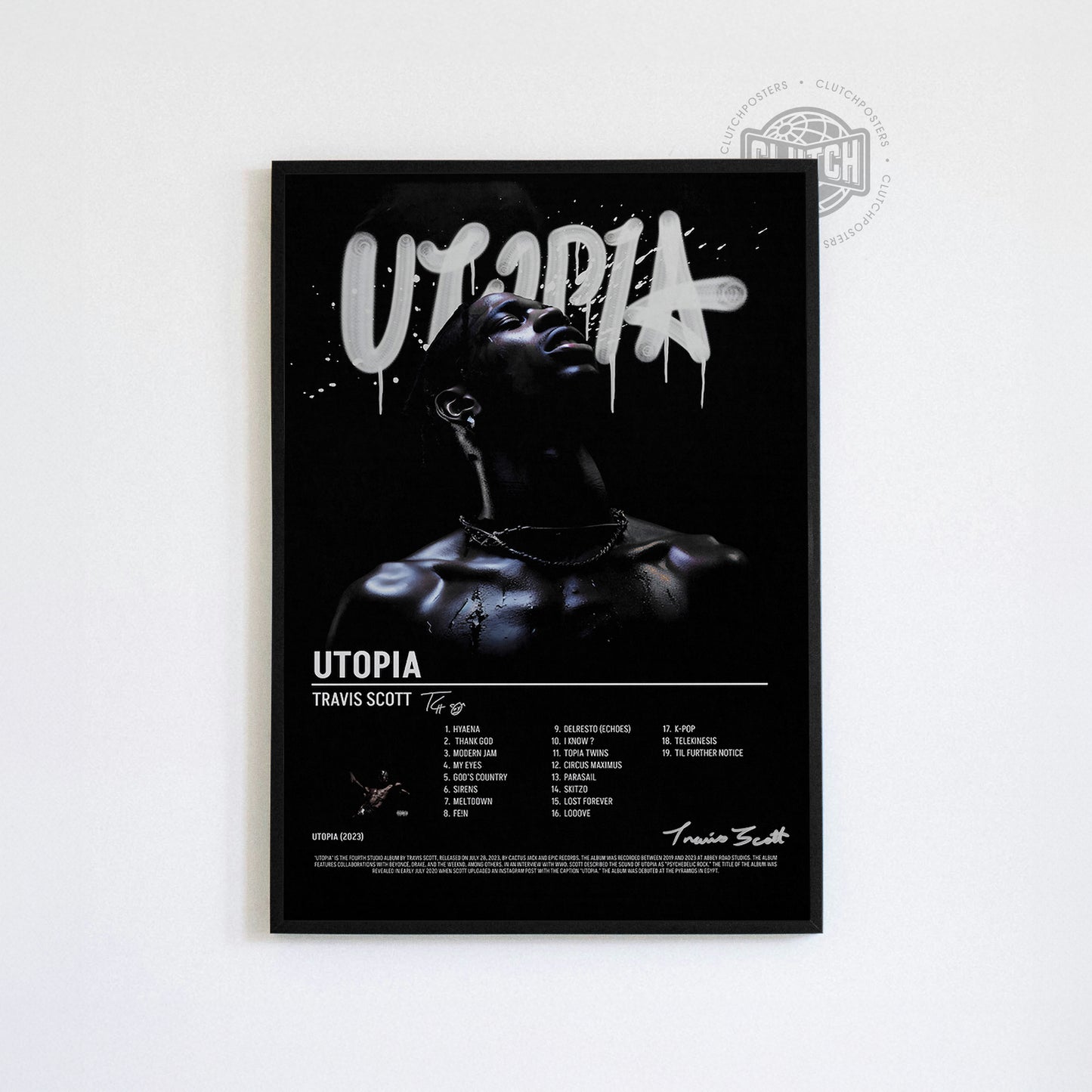 Travis Scott 'Utopia' Album Poster