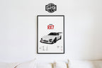Mazda RX7 'CORE' Car Poster