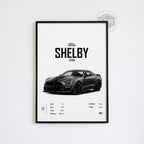 Ford Shelby GT500 'CORE' Car Poster