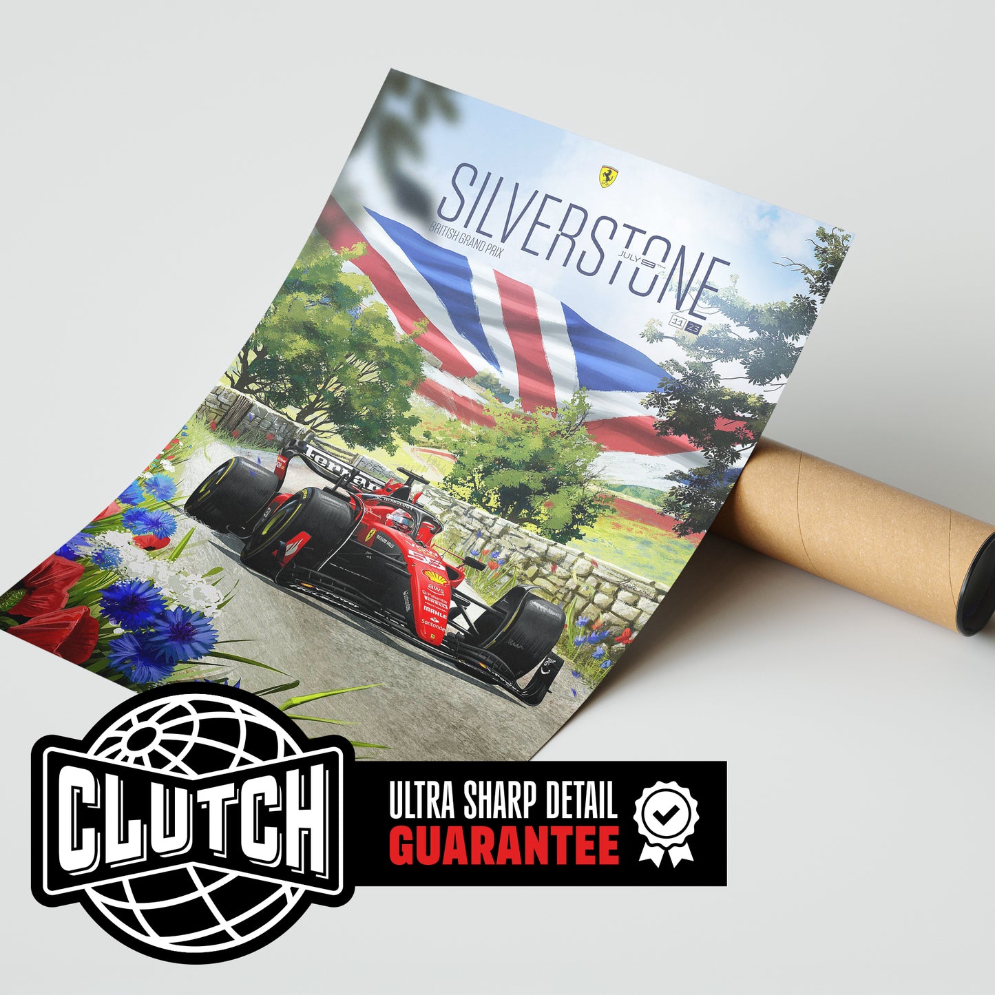 British Grand Prix F1 Poster