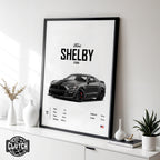 Ford Shelby GT500 'CORE' Car Poster