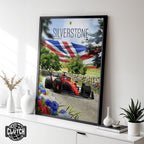 British Grand Prix F1 Poster