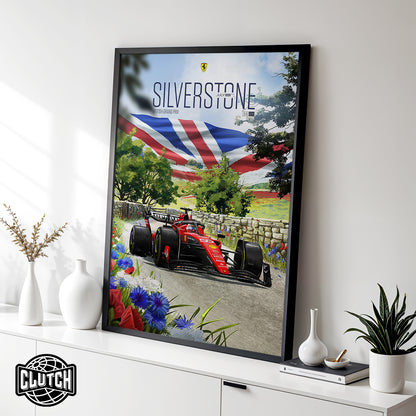 British Grand Prix F1 Poster