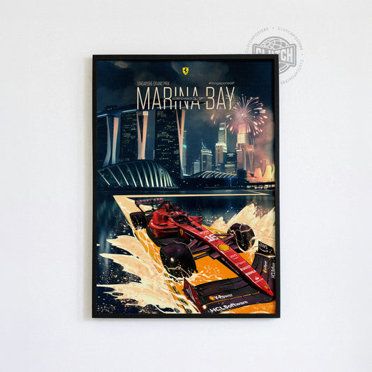 Singapore Grand Prix F1 Poster