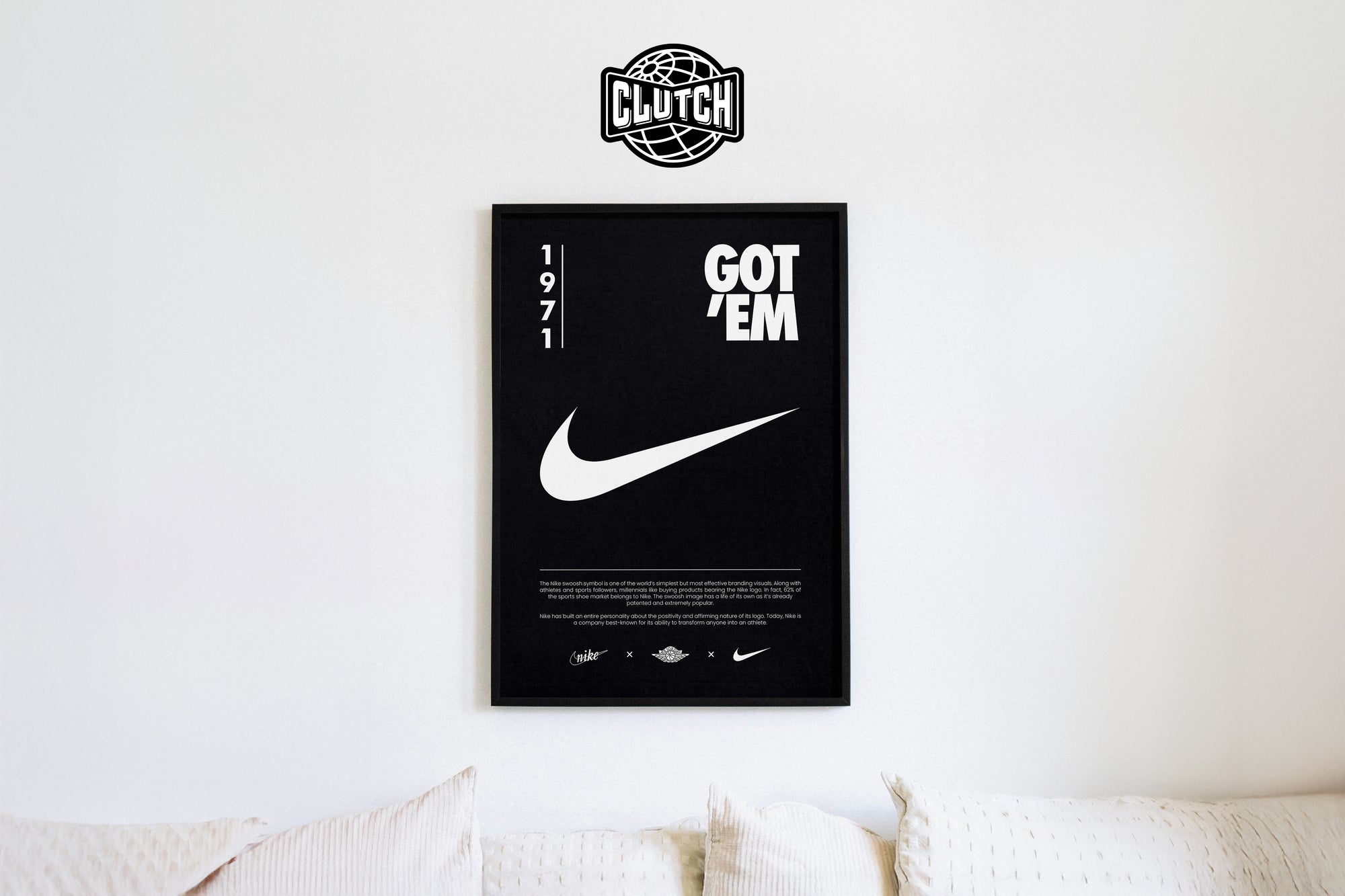 Nike Origins Black Poster