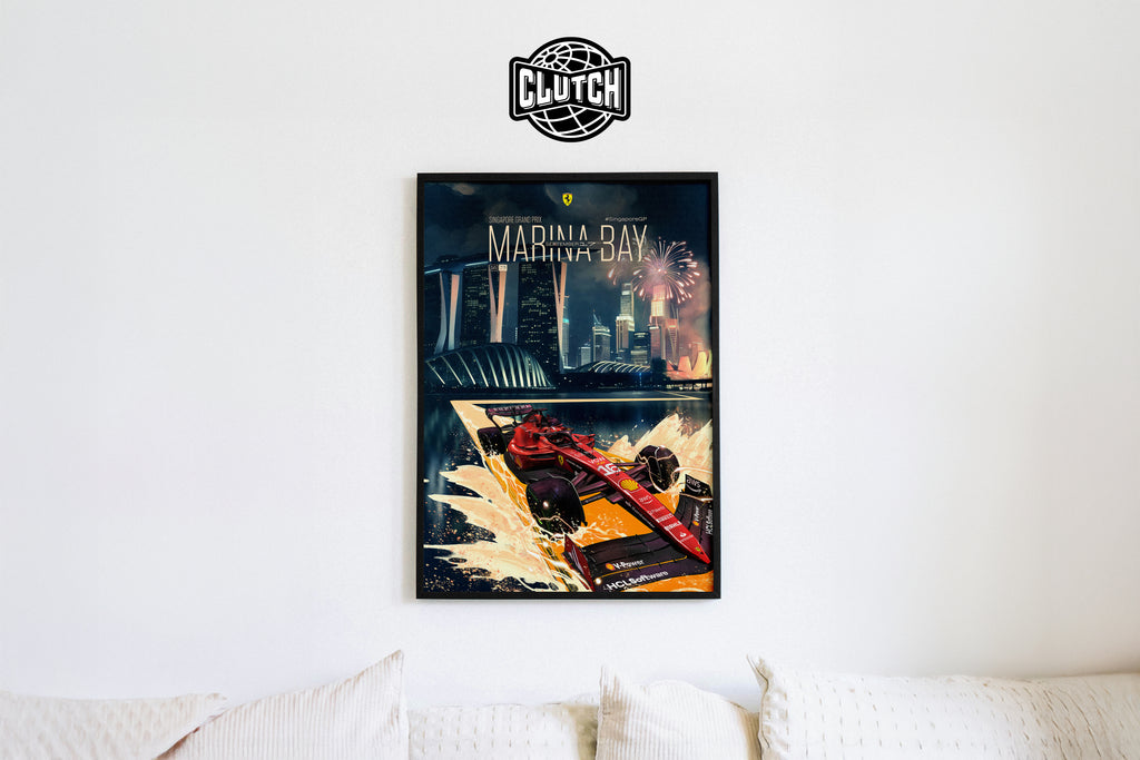 Singapore Grand Prix F1 Poster