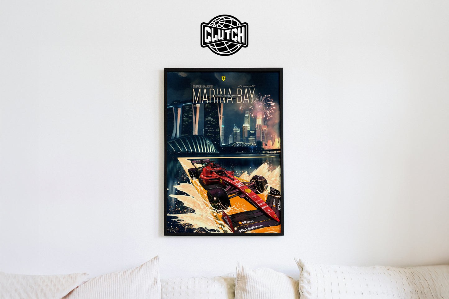 Singapore Grand Prix F1 Poster