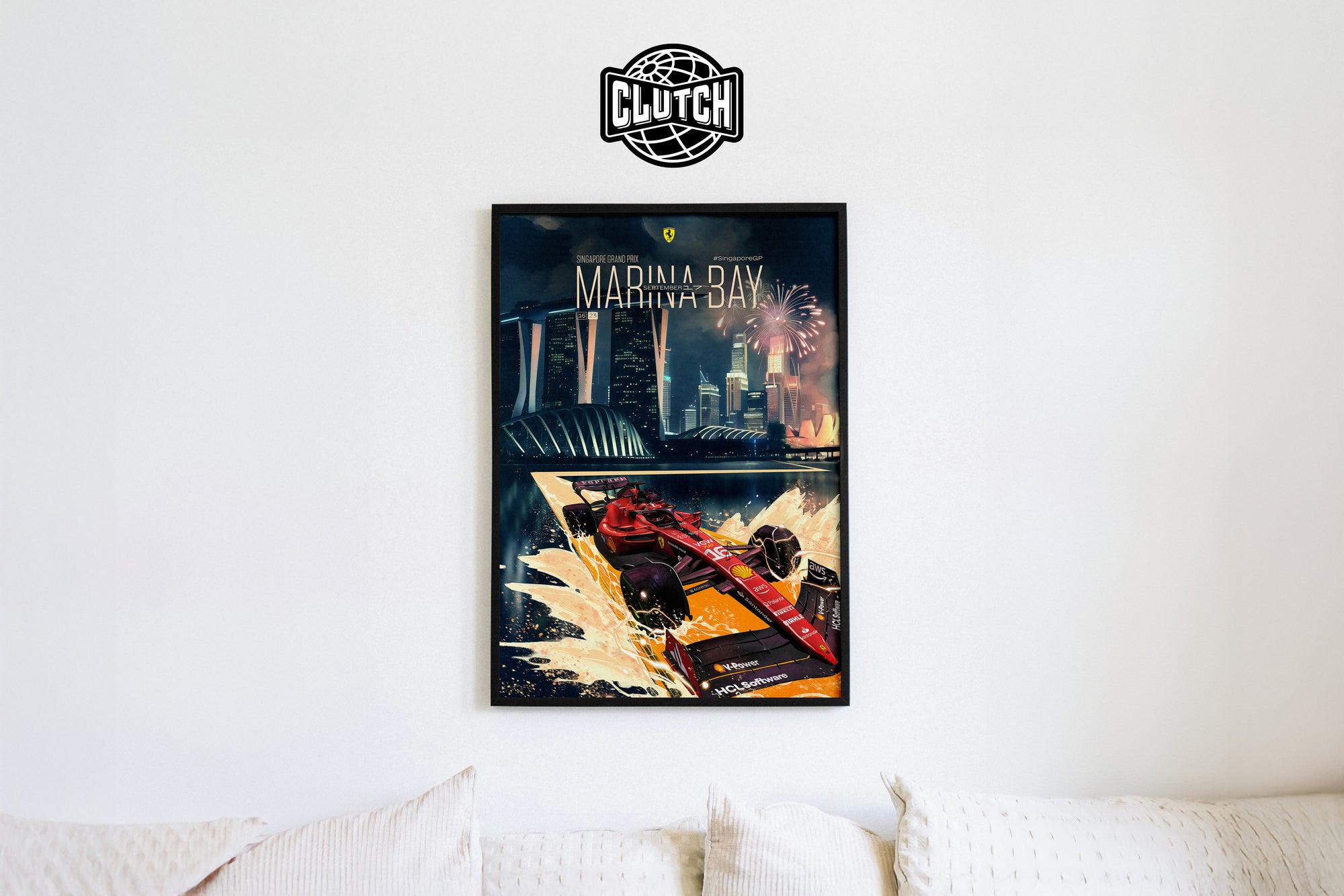 Singapore Grand Prix F1 Poster