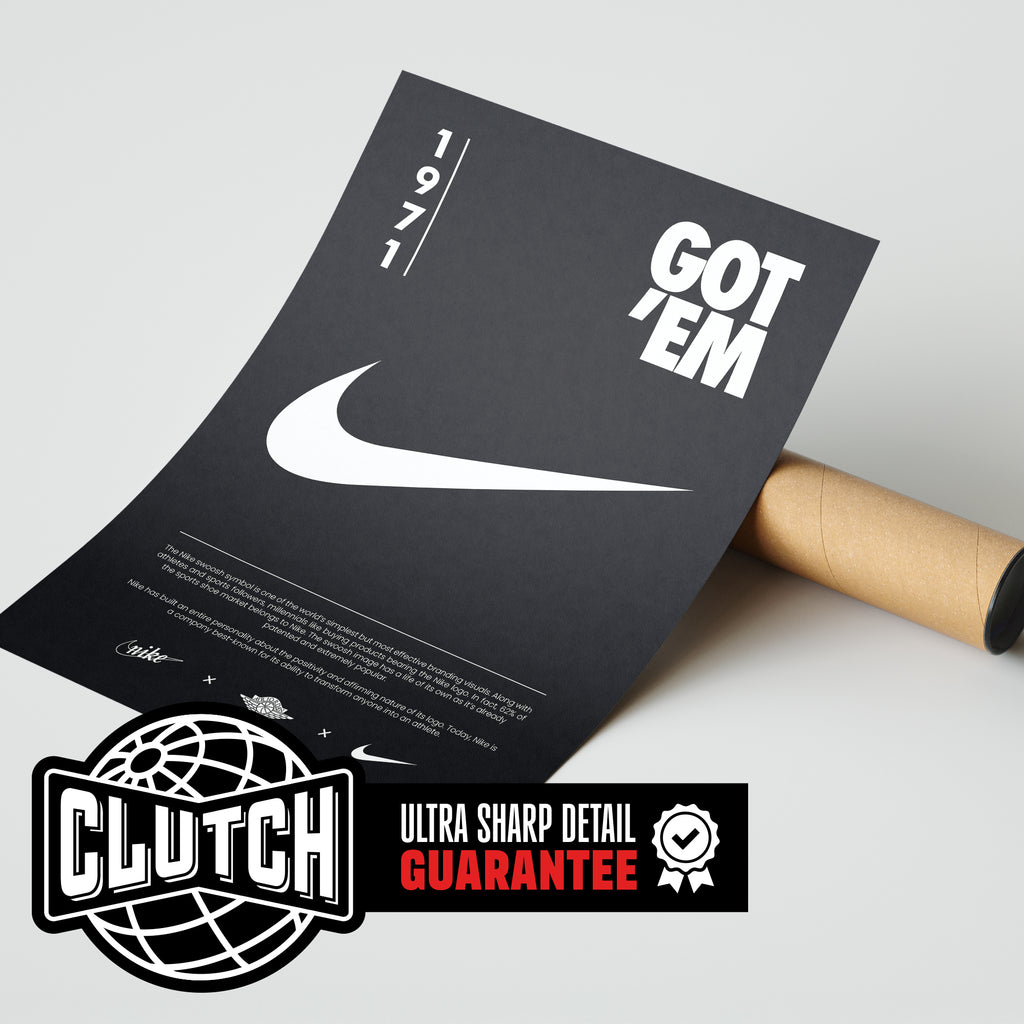 Nike Origins Black Poster