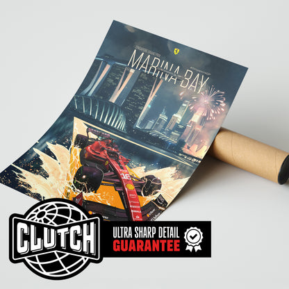 Singapore Grand Prix F1 Poster