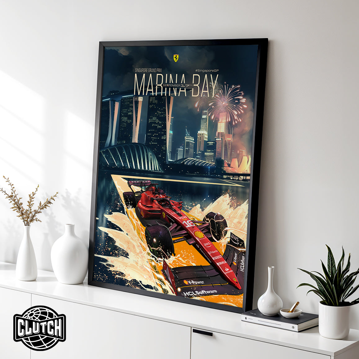 Singapore Grand Prix F1 Poster