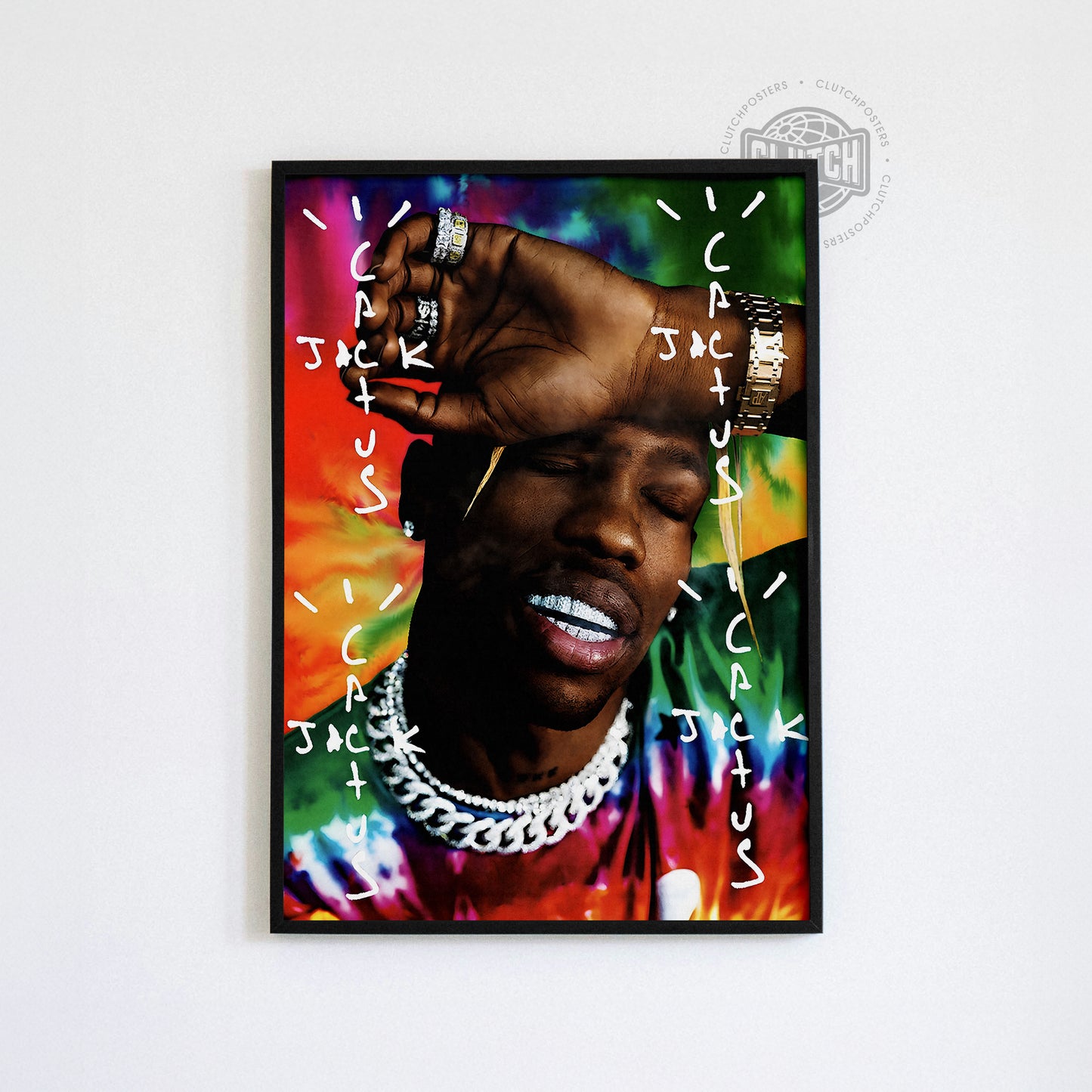 Travis Scott Cactus Jack Colours Poster