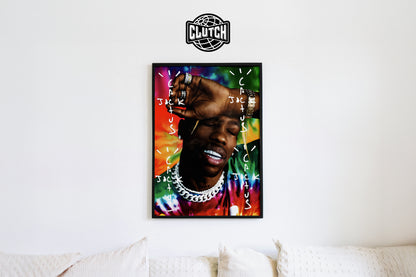 Travis Scott Cactus Jack Colours Poster
