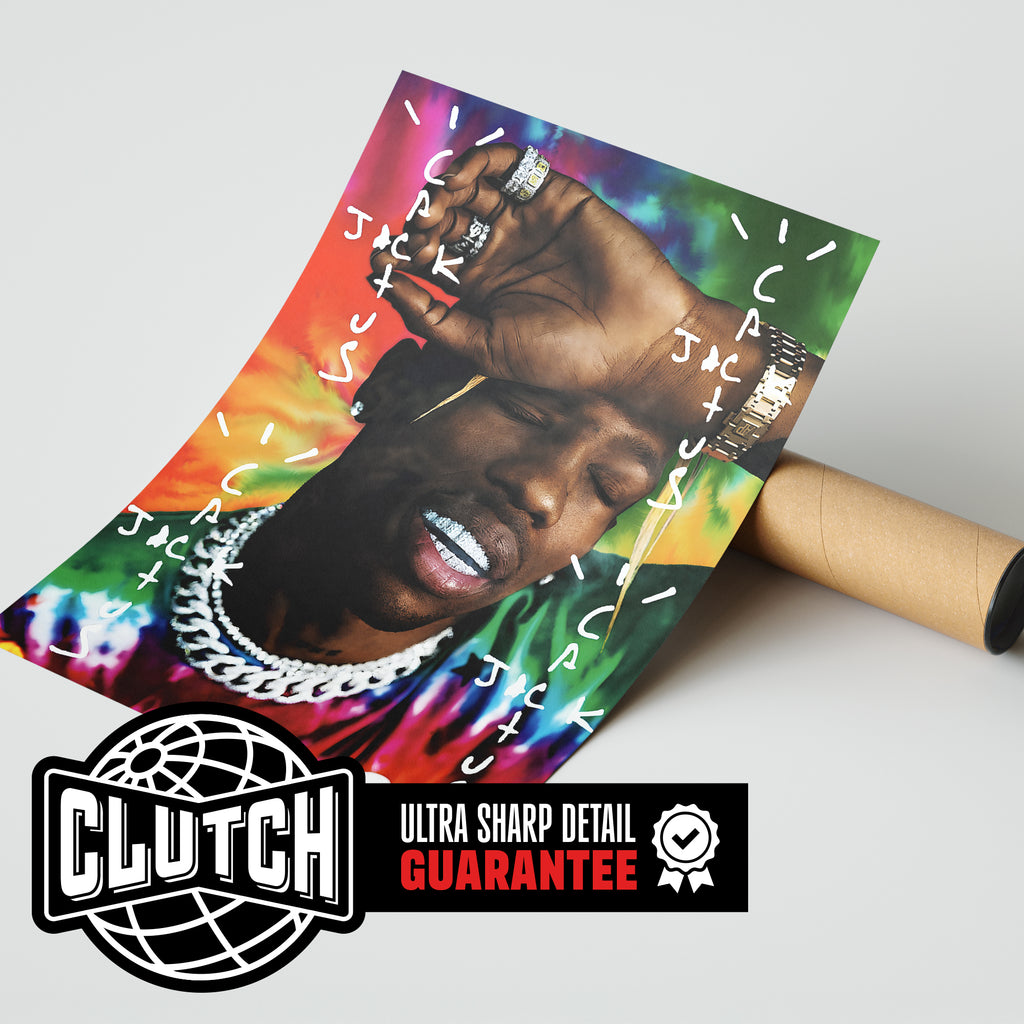 Travis Scott Cactus Jack Colours Poster