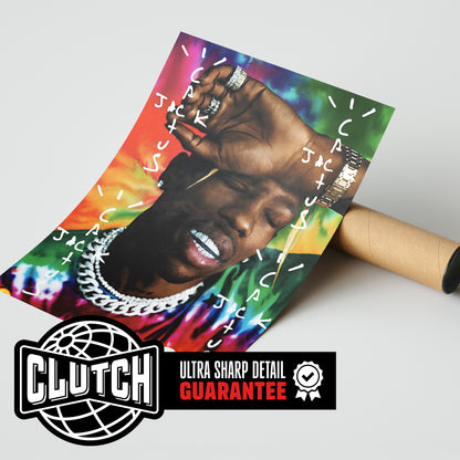 Travis Scott Cactus Jack Colours Poster