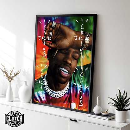 Travis Scott Cactus Jack Colours Poster