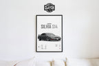 Nissan Silvia S14 'CORE' Car Poster
