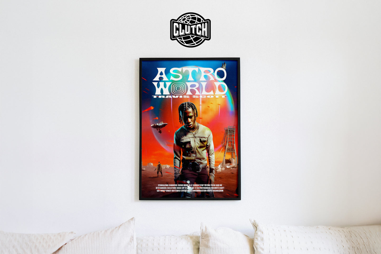 Travis Scott - Outerworld Atstro Poster