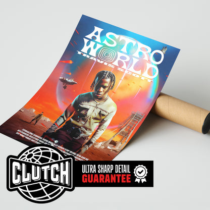 Travis Scott - Outerworld Atstro Poster
