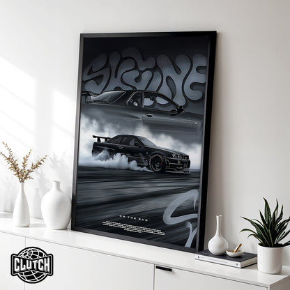 Skyline R34 Poster