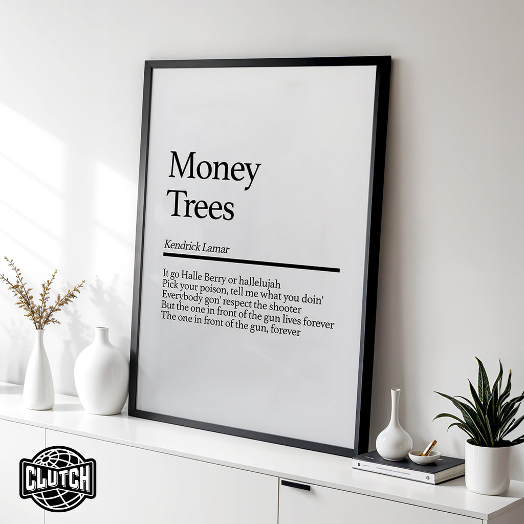Kendrick Lamar 'Money Trees' Poster