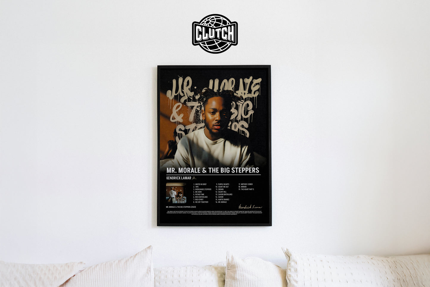 Kendrick Lamar 'Mr. Morale' Tracklist Poster