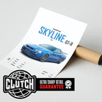 Nissan Skyline GT-R R34 'CORE' Car Poster