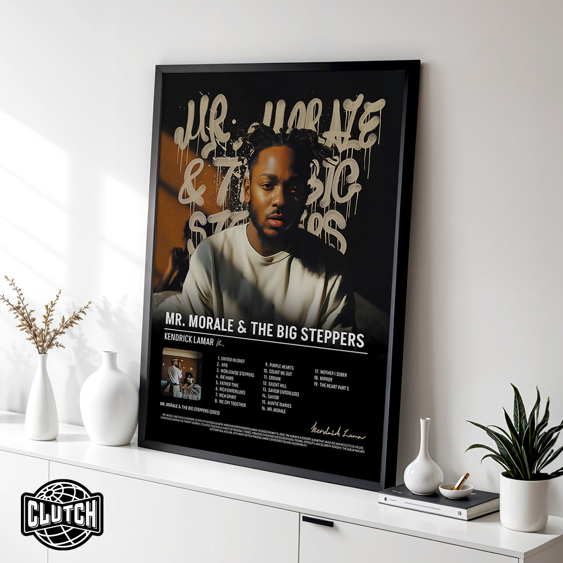 Kendrick Lamar 'Mr. Morale' Tracklist Poster