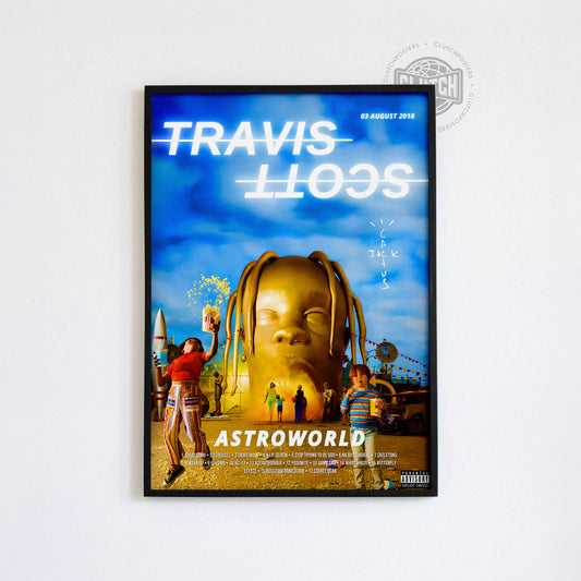 Travis Scott 'Astroworld' Poster