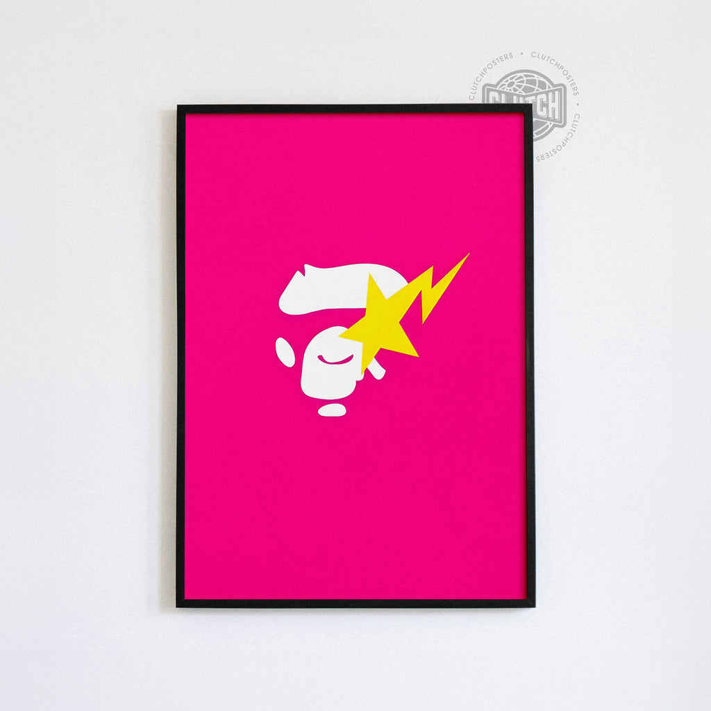 BAPE Pink Poster