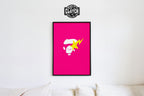 BAPE Pink Poster