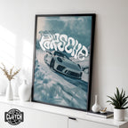 Snowy Porsche 911 GT3 Poster