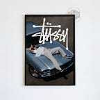 Stussy Mustang Poster