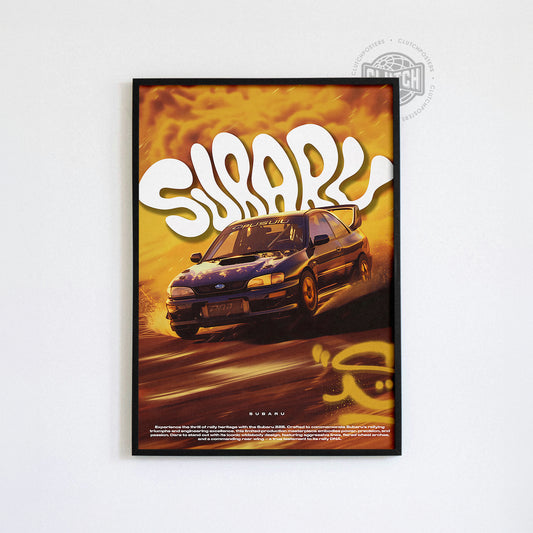 Subaru 22B Poster
