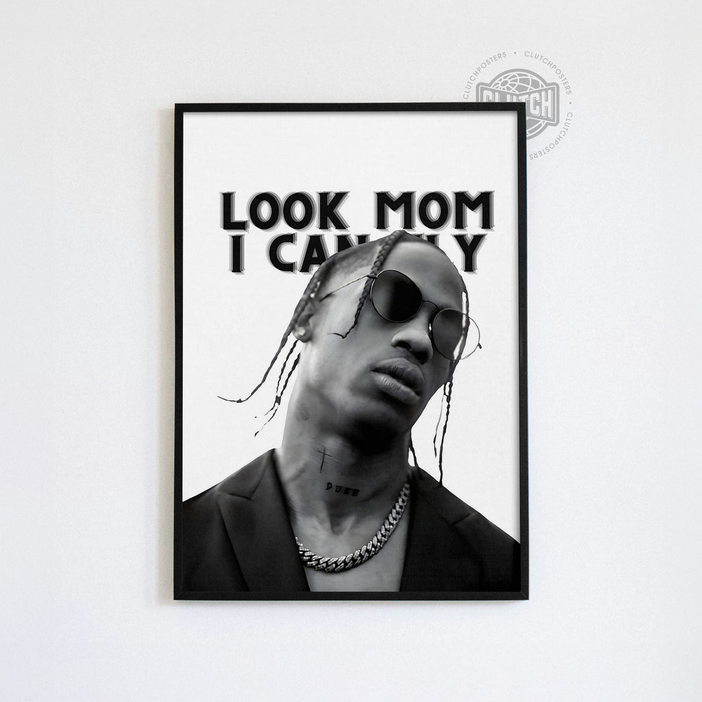 Travis Scott 'Look Mom I Can Fly' Poster